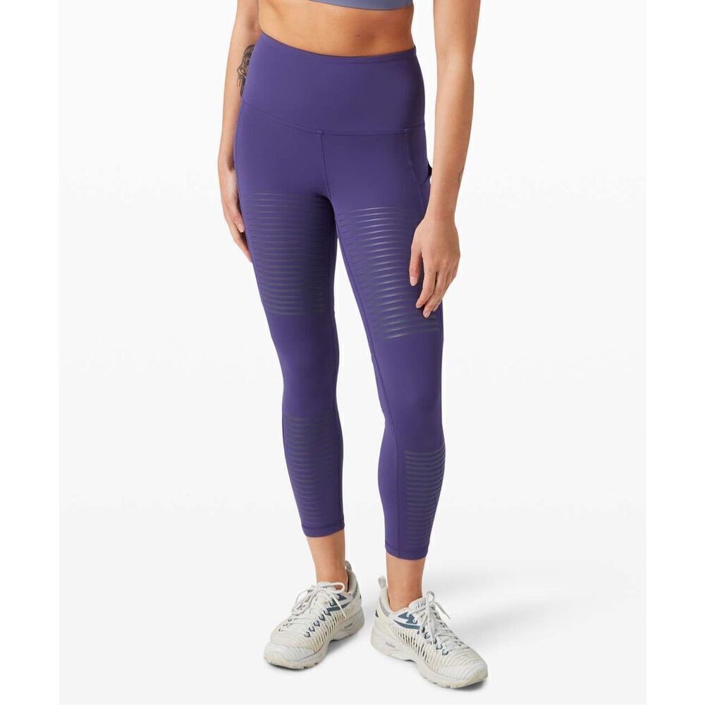 Lululemon Rogue Renegade Super High Rise Tight 25" Midnight Orchid Size 2